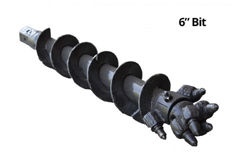 4 inch auger bit for skid steer|heavy duty rock auger bit.